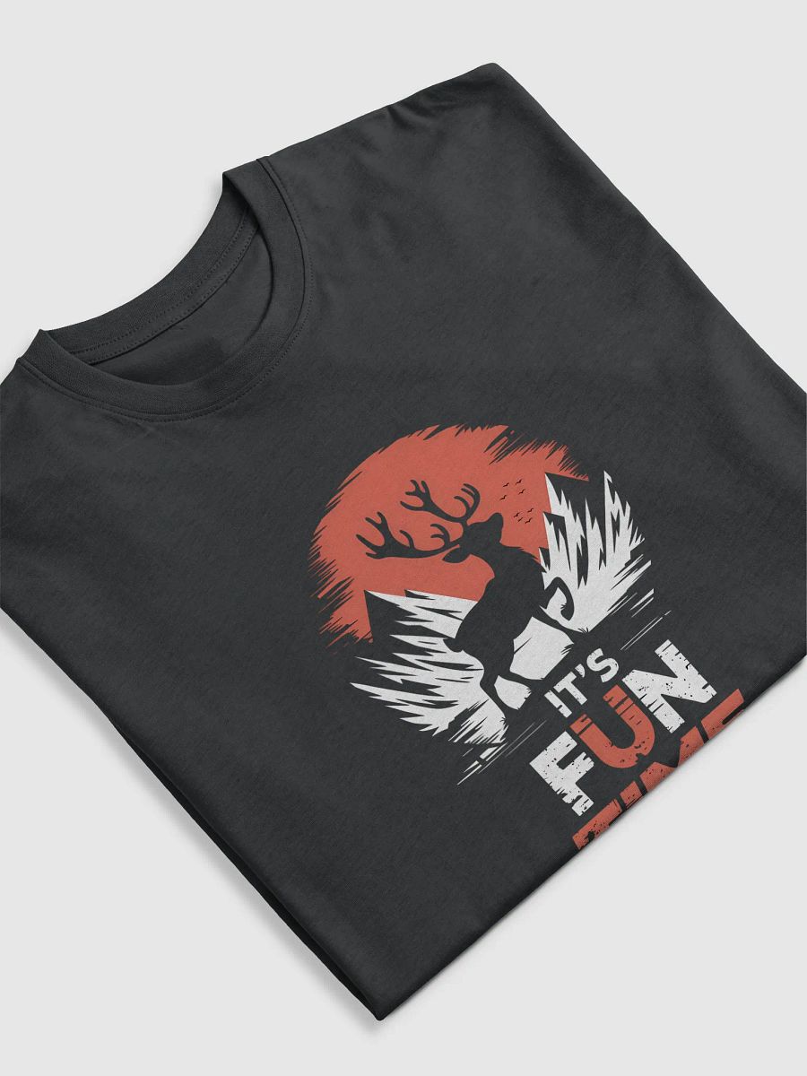It's Fun Time Sunset Reindeer Christmas Tee product image (5)
