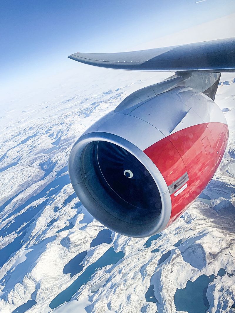 Digital Wallpaper - Above Greenland