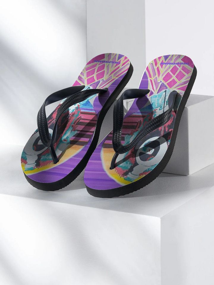 TheSlayerBaron's Vaporwave Flip-Flops! product image (2)