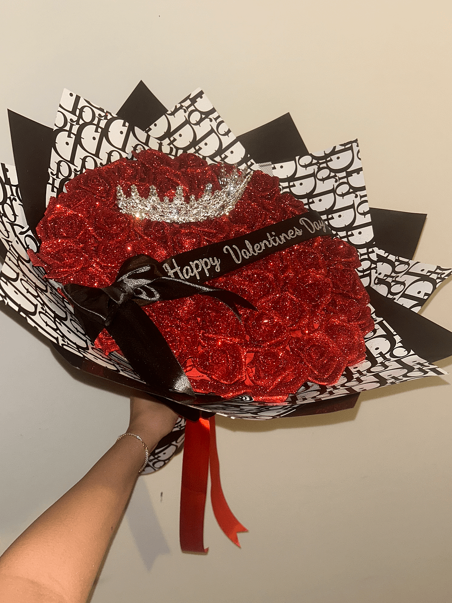Red Glitter Bouquet product image (5)