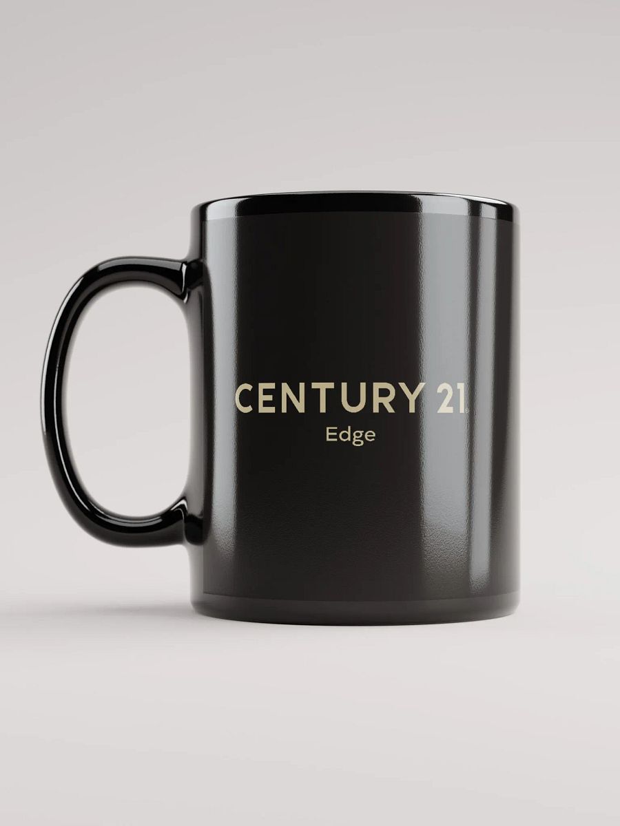 Black Glossy Mug with Wordmark in Gold product image (12)