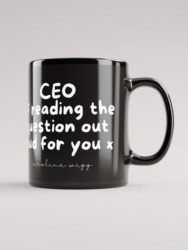 Reading The Question Aloud Mug - Black product image (2)