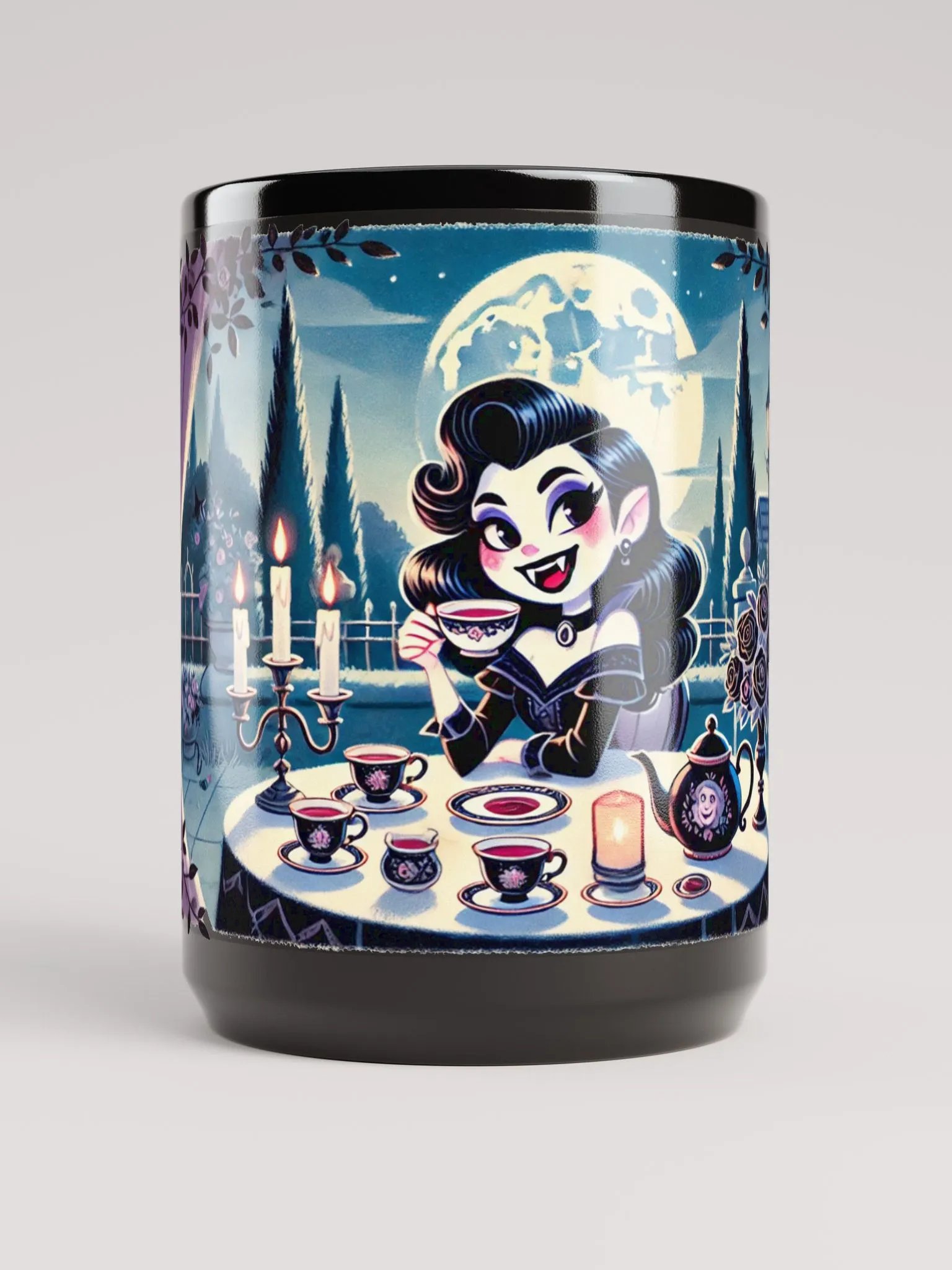 Midnight Garden Vampire Mug product image (1)