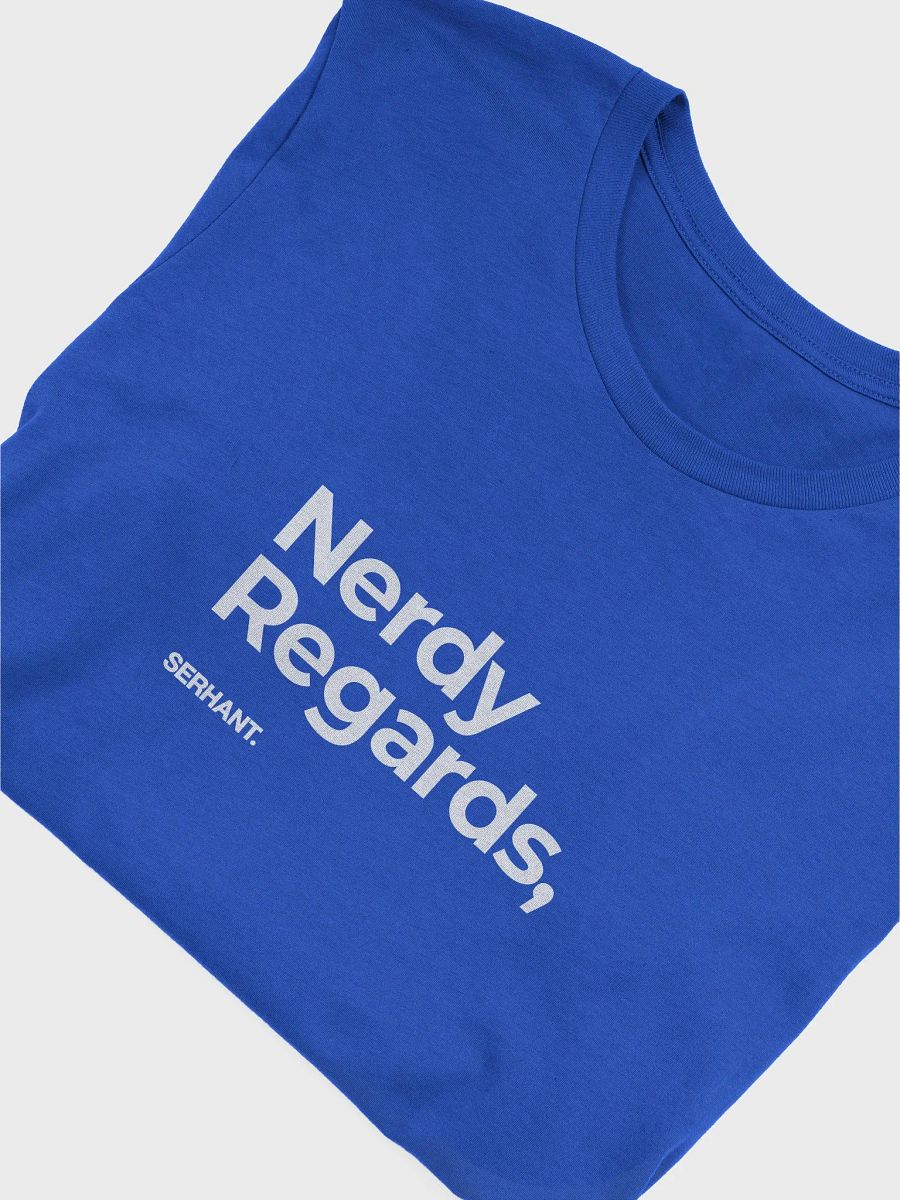 S. Nerdy Regards Royal T-Shirt product image (5)