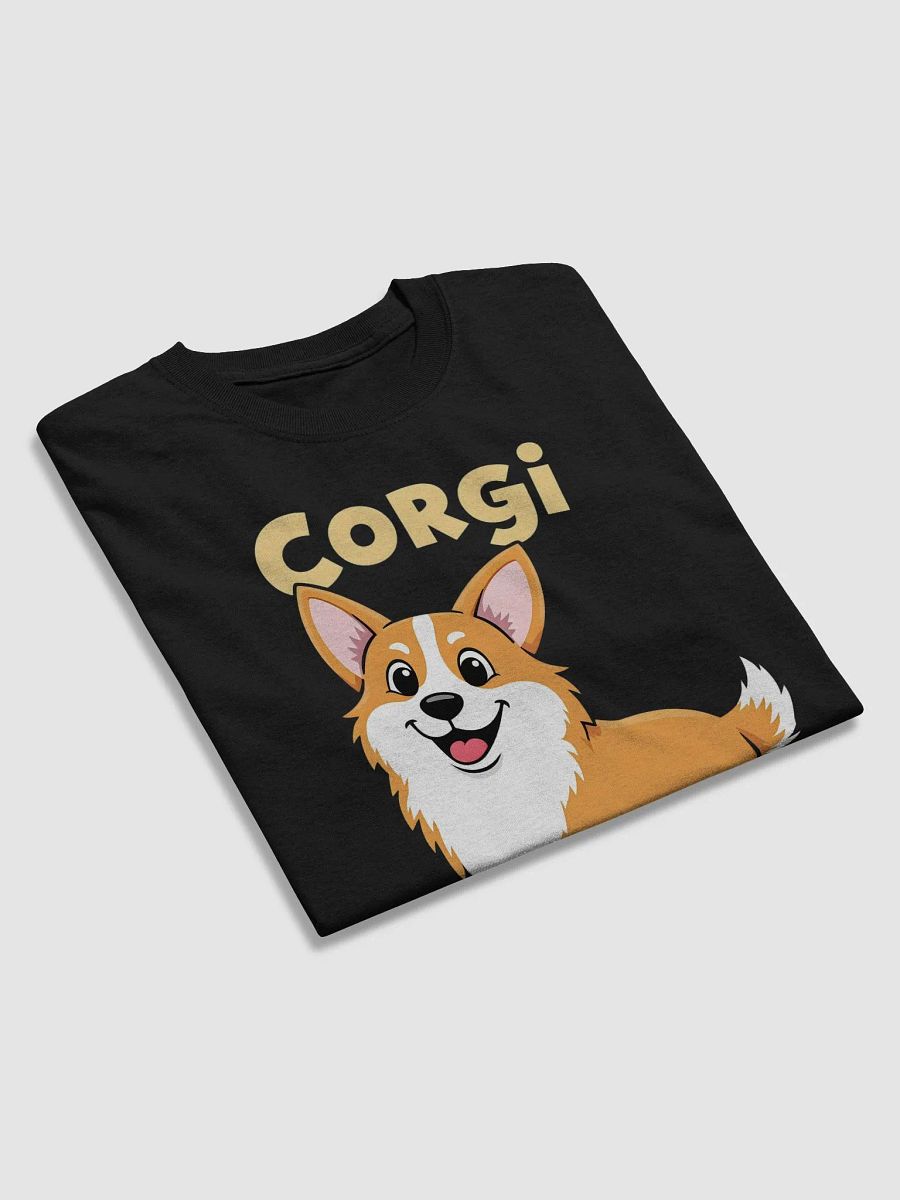 Corgi: The Short but Mighty - Celebrate the Strength of Cuteness with Our Exclusive T-Shirt Design! product image (4)