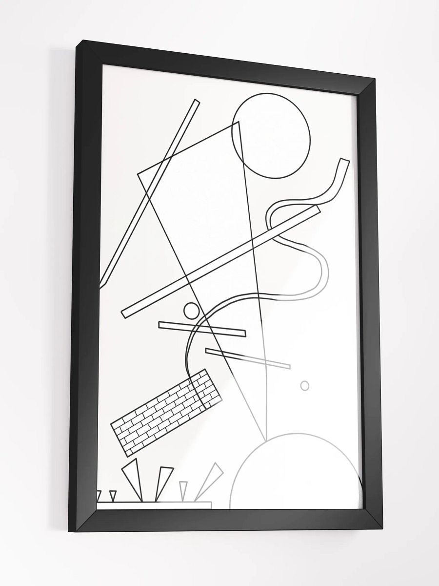 Color-Your-Own Kandinsky's Framed Poster! 12" x 18" product image (3)