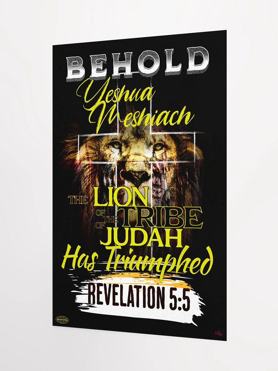 Lion of Judah Revelation 5:5 Poster product image (6)