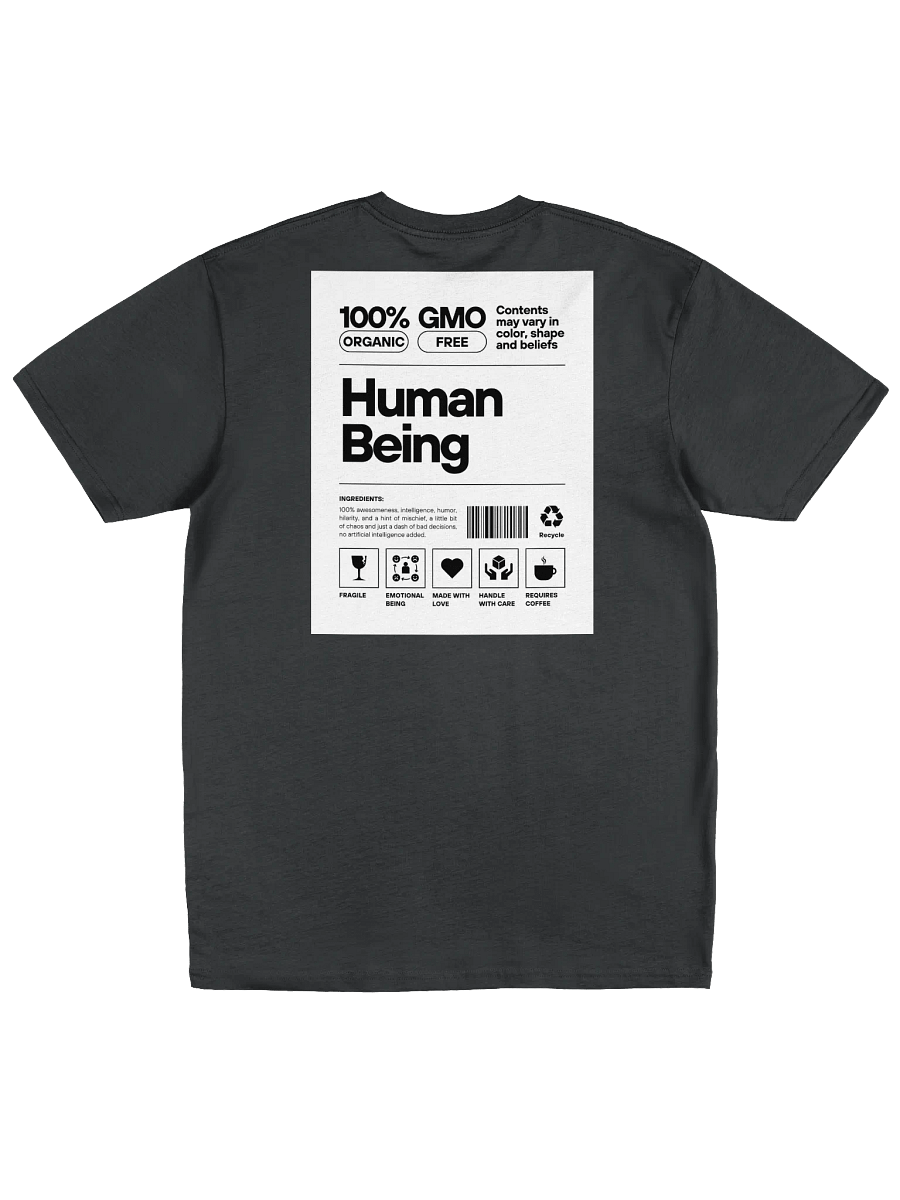 Mr. Wheels 100% Organic Human Being Tee product image (3)