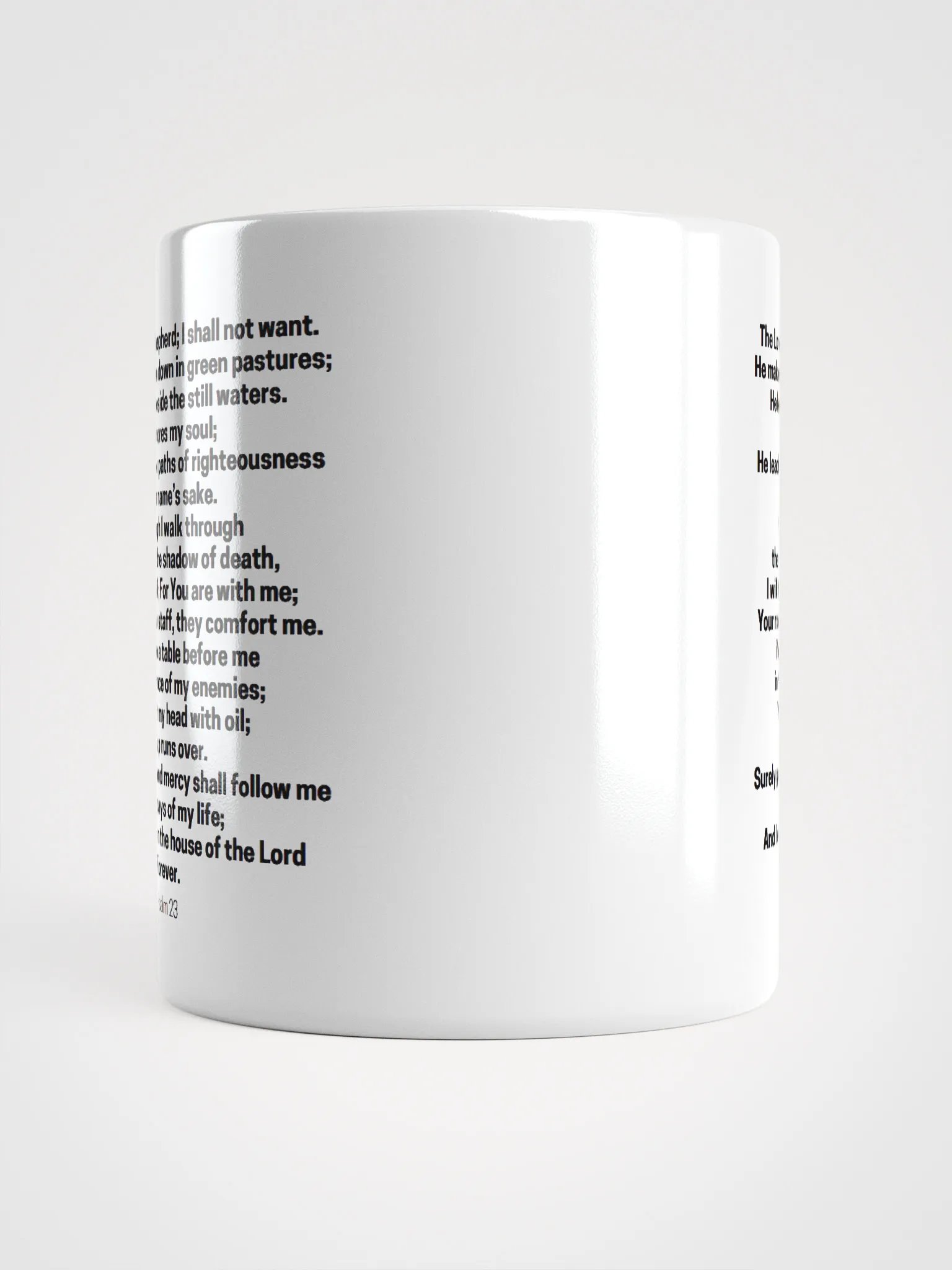 The Lord Is My Shepherd Psalm 23 White Glossy Mug 11/15/20oz product image (15)