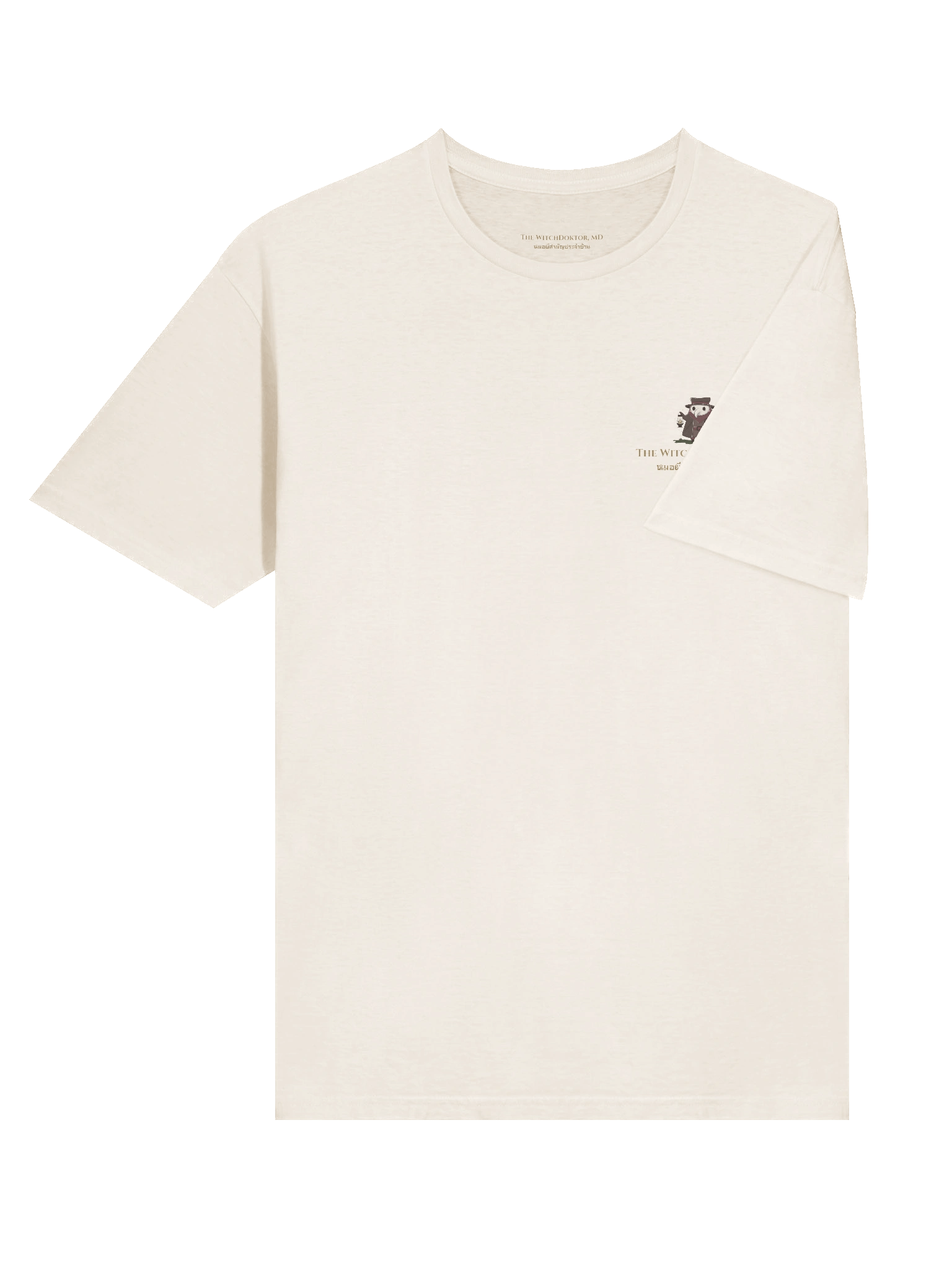 The WitchDoktor, MD - Small Print Plague Doctor T-Shirt (Cool Tones) product image (6)