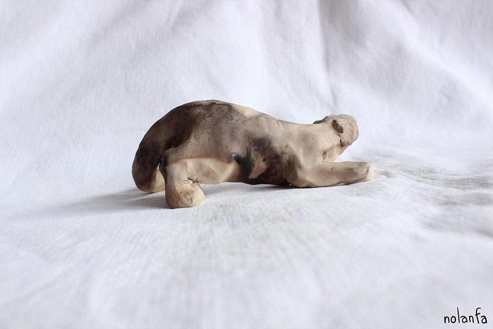 Small Clay Leopard: low on ground product image (2)