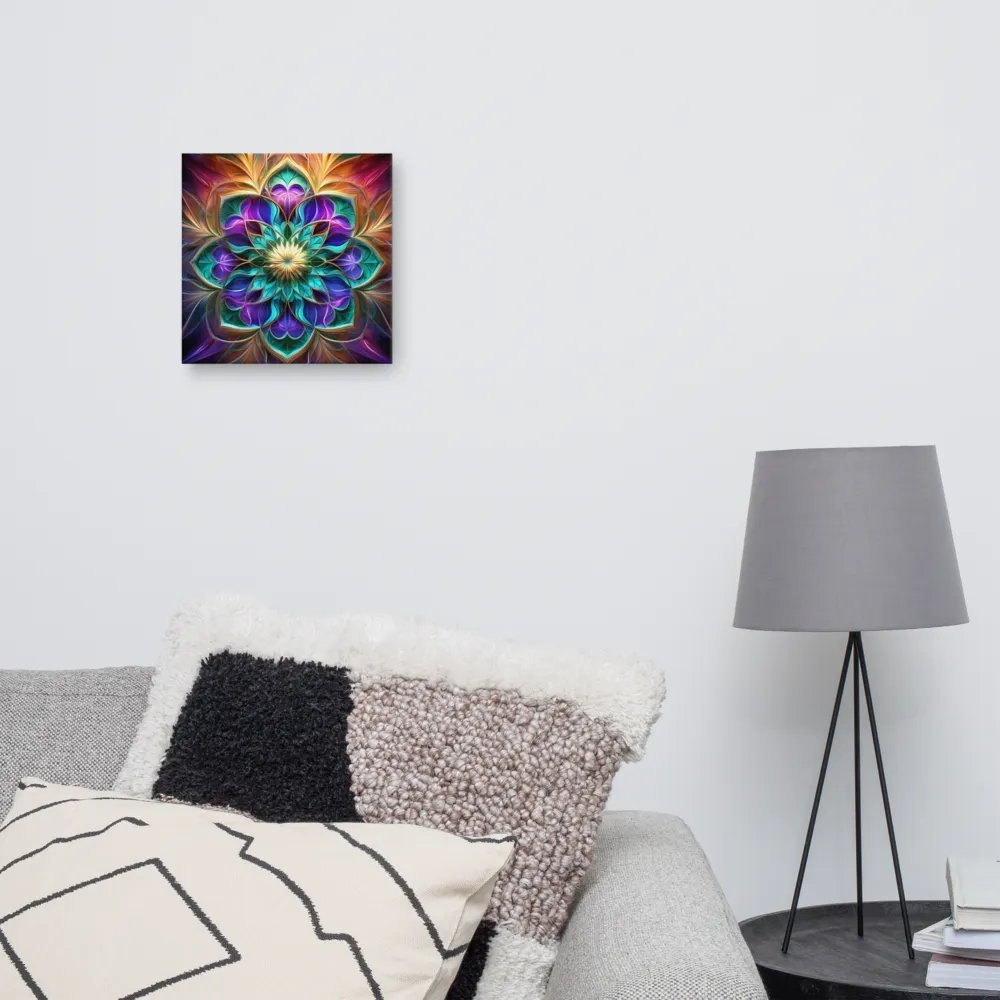Purple Fractal Canvas Print product image (10)