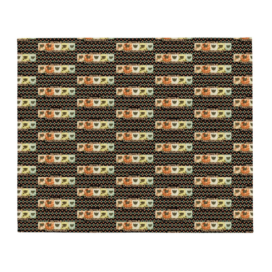 KC, Become Ungovernable (cats), Patterned Blanket product image (2)