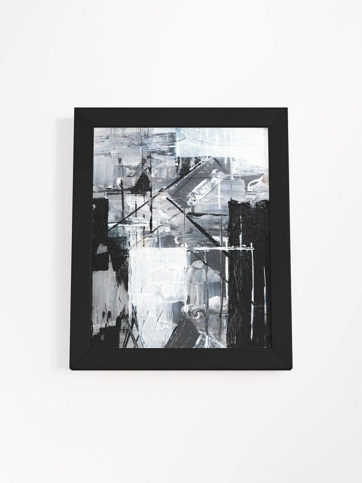 Monochrome Chaos Framed Poster product image (8)