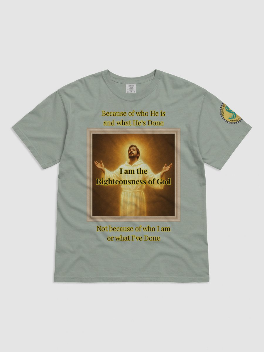 I am the Righteousness of God (Male) Comfort Colors Garment-Dyed Heavyweight T-Shirt Colors (4) product image (1)