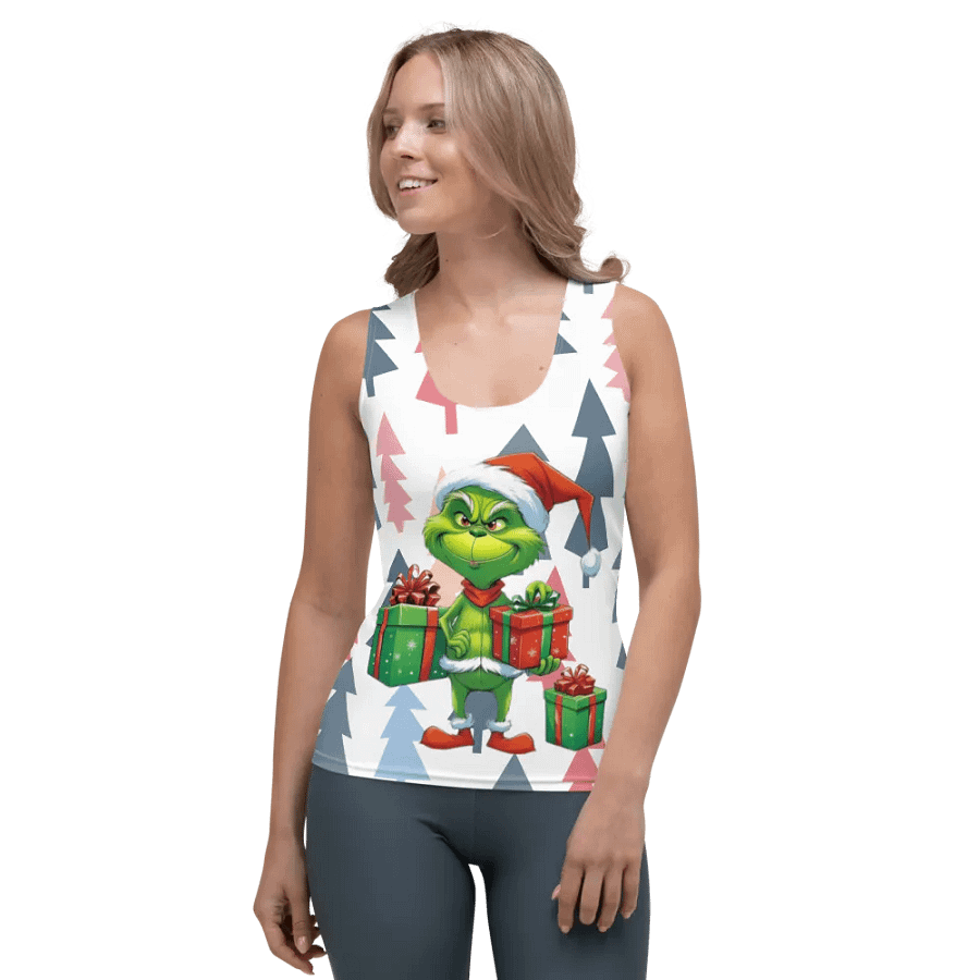 Santa's Gift All-Over Print Tank Top product image (1)