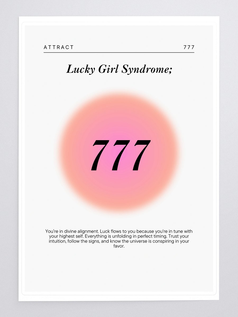 Lucky Girl Sticker product image (3)