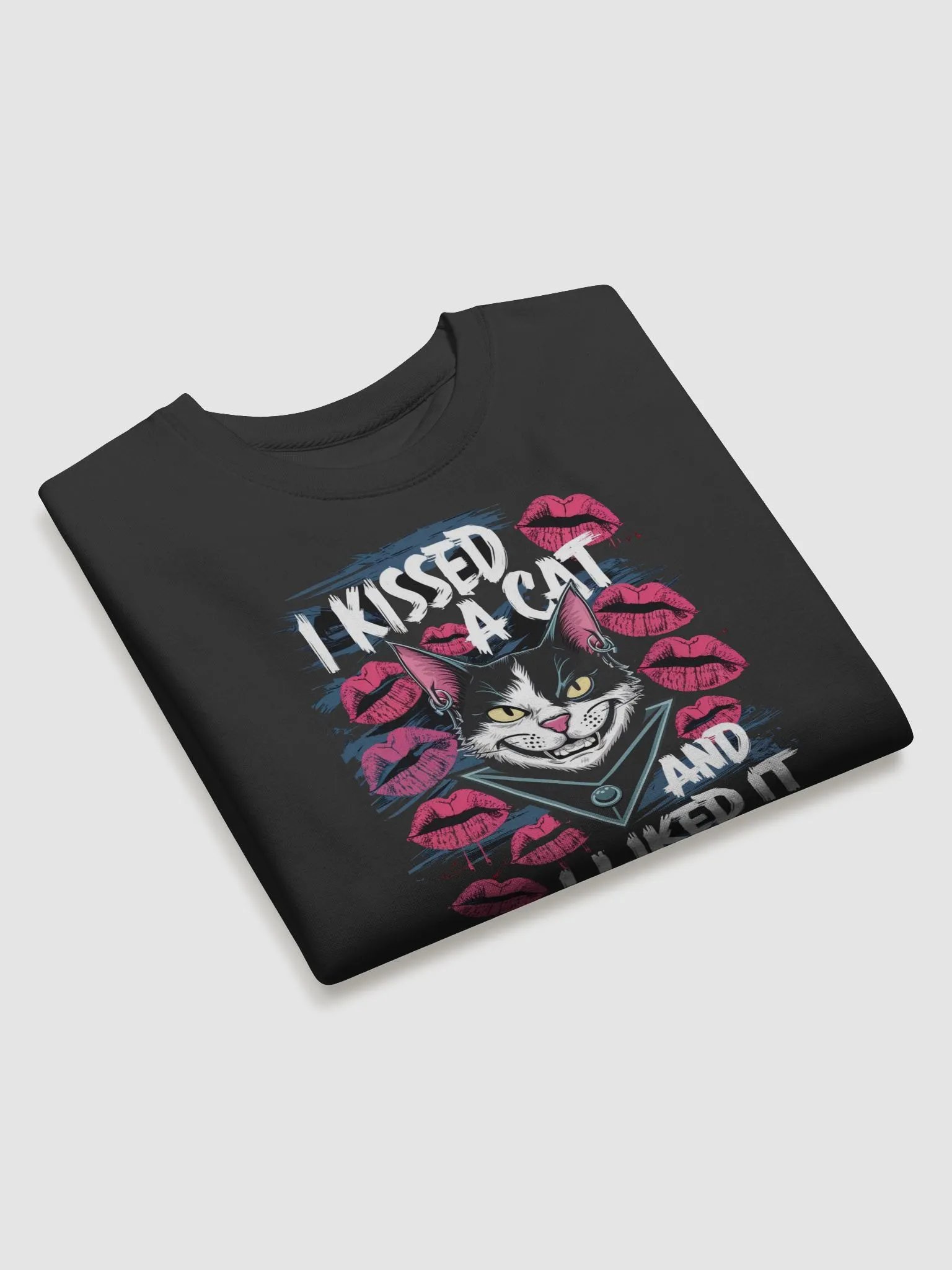 I Kissed A Cat - Premium Sweater product image (3)
