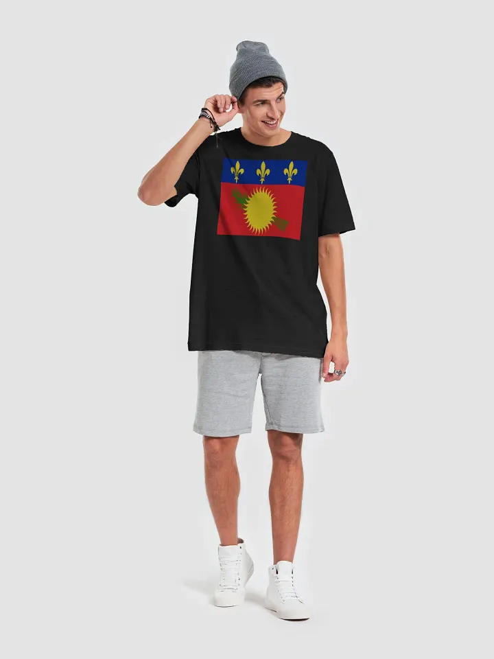Exclusive Unisex Guadeloupe Flag Graphic Tee by Graphic Grove product image (2)