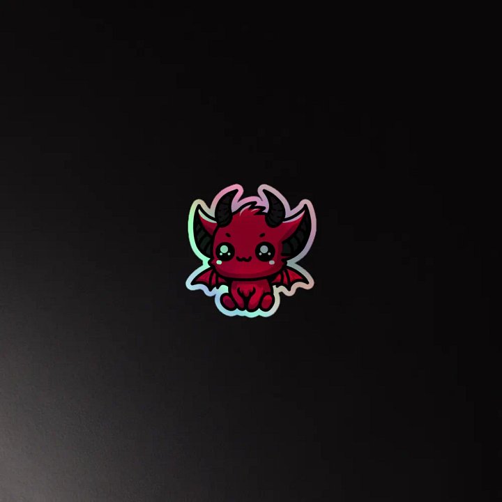 Charming Holographic Creature Sticker Sheet product image (4)