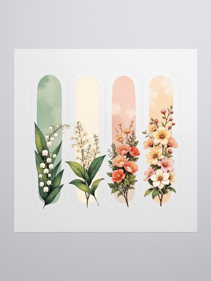 Floral Fantasy Kiss Cut Stickers Set product image (1)