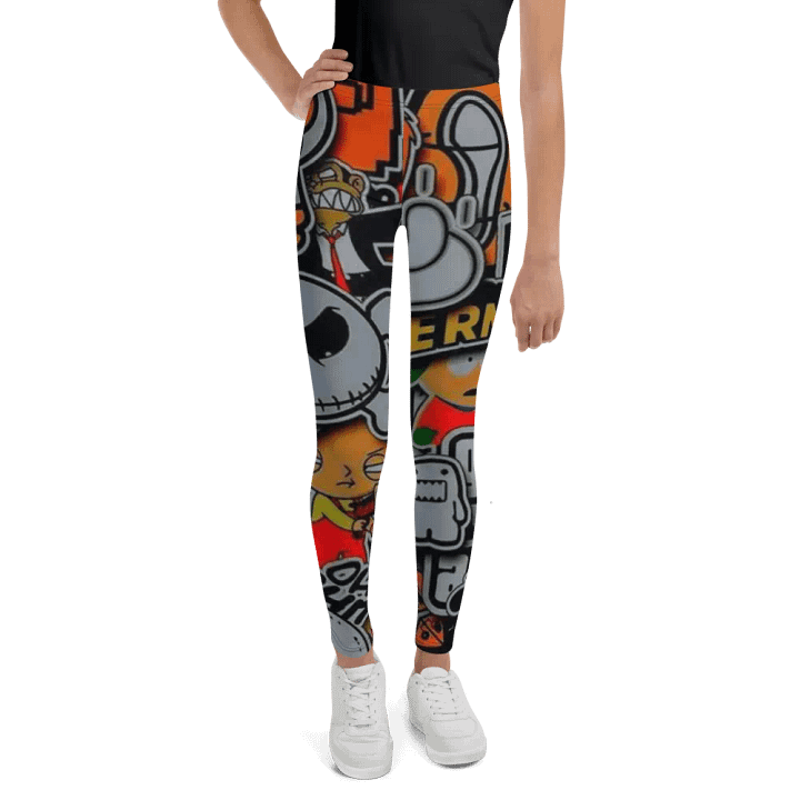 Kids Leggings – Cartoon Print for Fun & Playful Style product image (1)