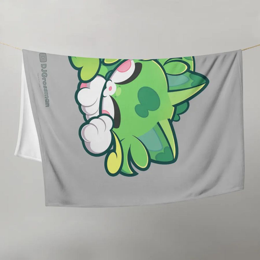 Sleeping Chloe • Throw Blanket (Silver) product image (9)