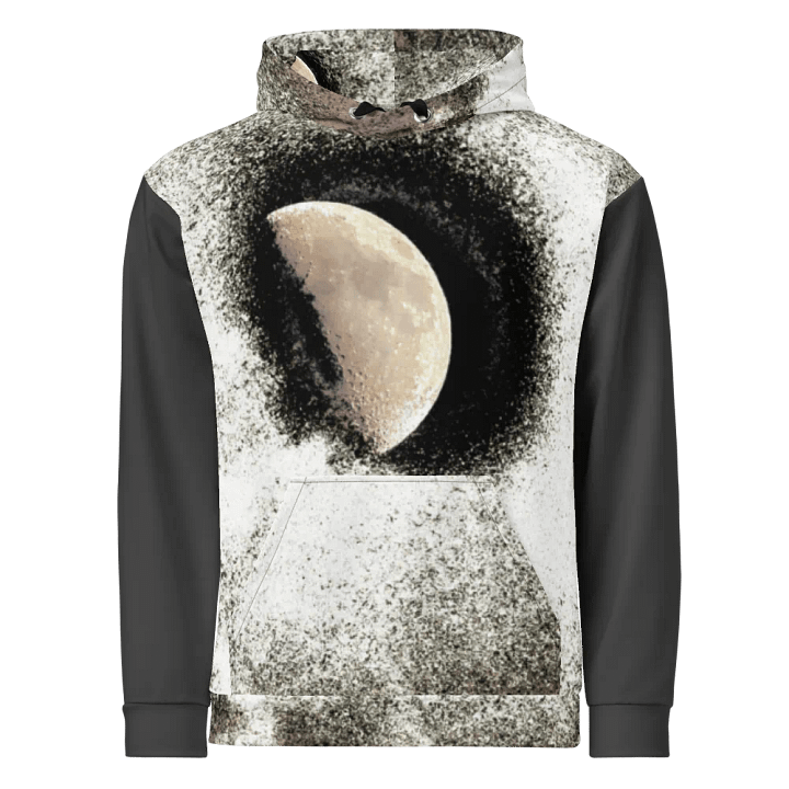 Disintegrating Dust Moon Unisex Pull Over Hoodie product image (2)