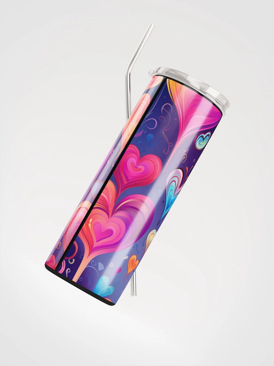 Boho Hearts Stainless Steel Tumbler: Embrace Love in Style product image (4)