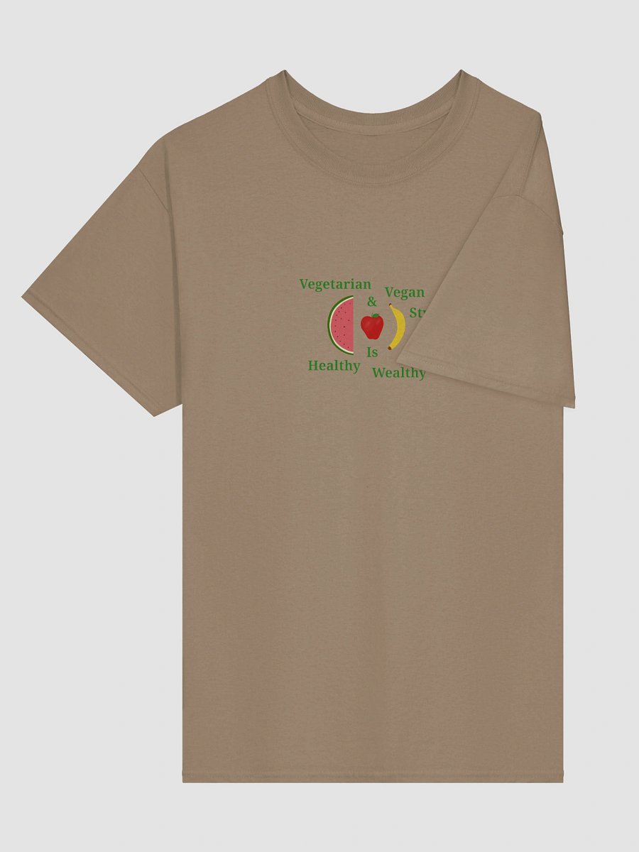 Healthy Wealthy Vegetarian T-Shirt product image (3)