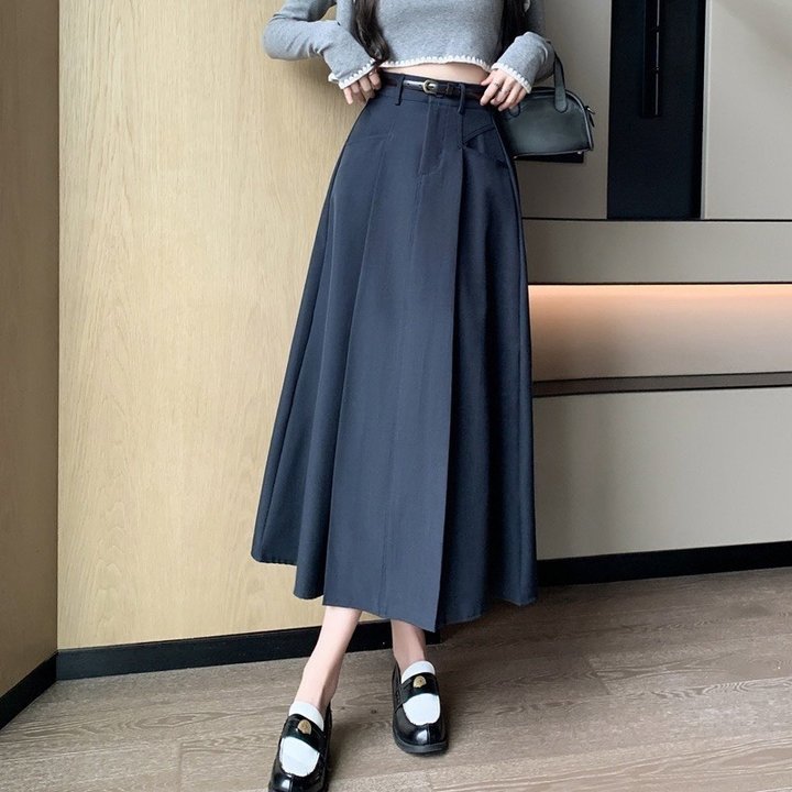 CHÂN VÁY XOÈ DÁNG DÀI PHONG CÁCH HÀN QUỐC BASIC M70 ( KHÔNG KÈM ĐAI ) - EVA SHOES product image (3)