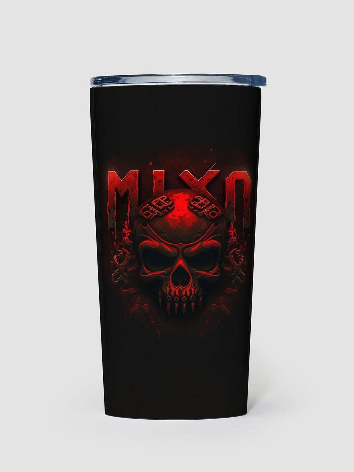 Dark Red Mixo Skull 20 oz Stainless Tumbler product image (2)