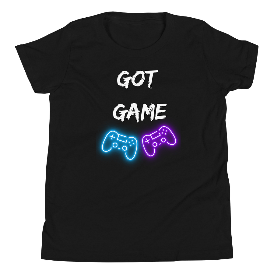 Neon Game Controllers Youth T-Shirt product image (8)