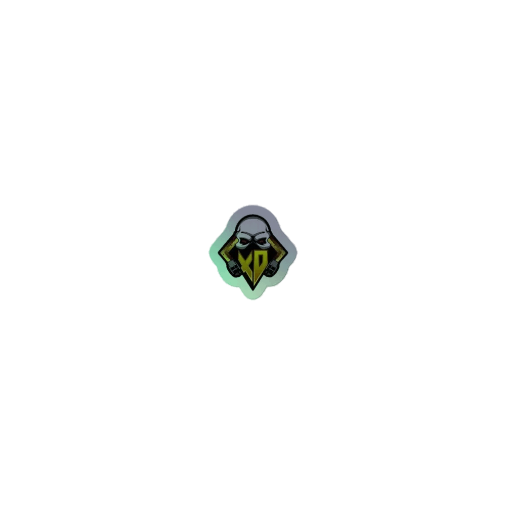 XD Skull Beats Holographic Sticker Set product image (1)