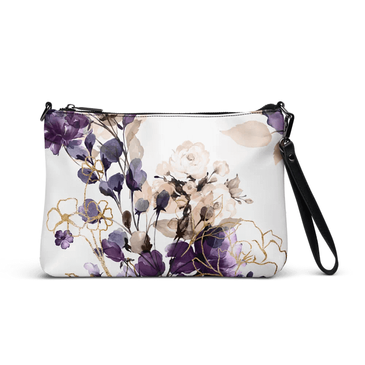 Purple Floral Crossbody Bag product image (1)