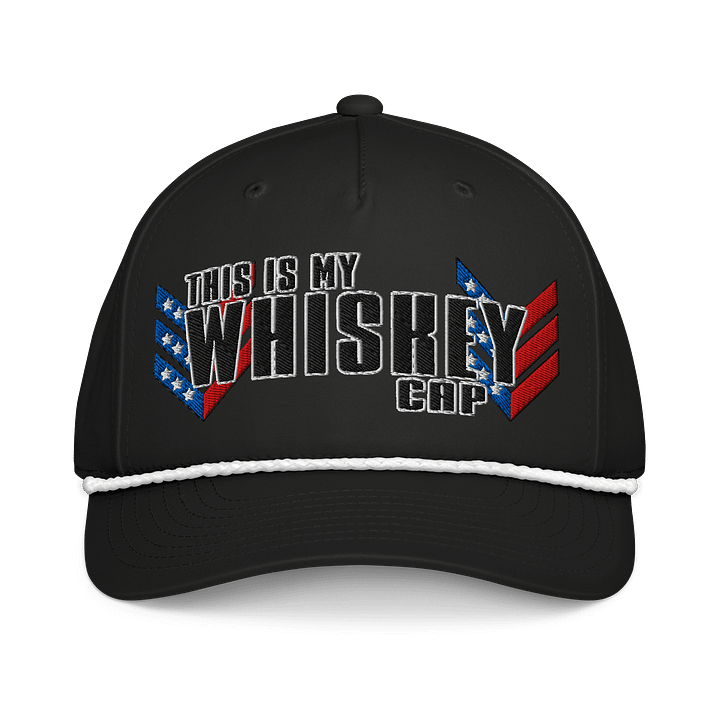 TWC "THIS IS MY WHISKEY CAP" Five-Panel Classic Rope Golf Cap - Embroidered product image (1)