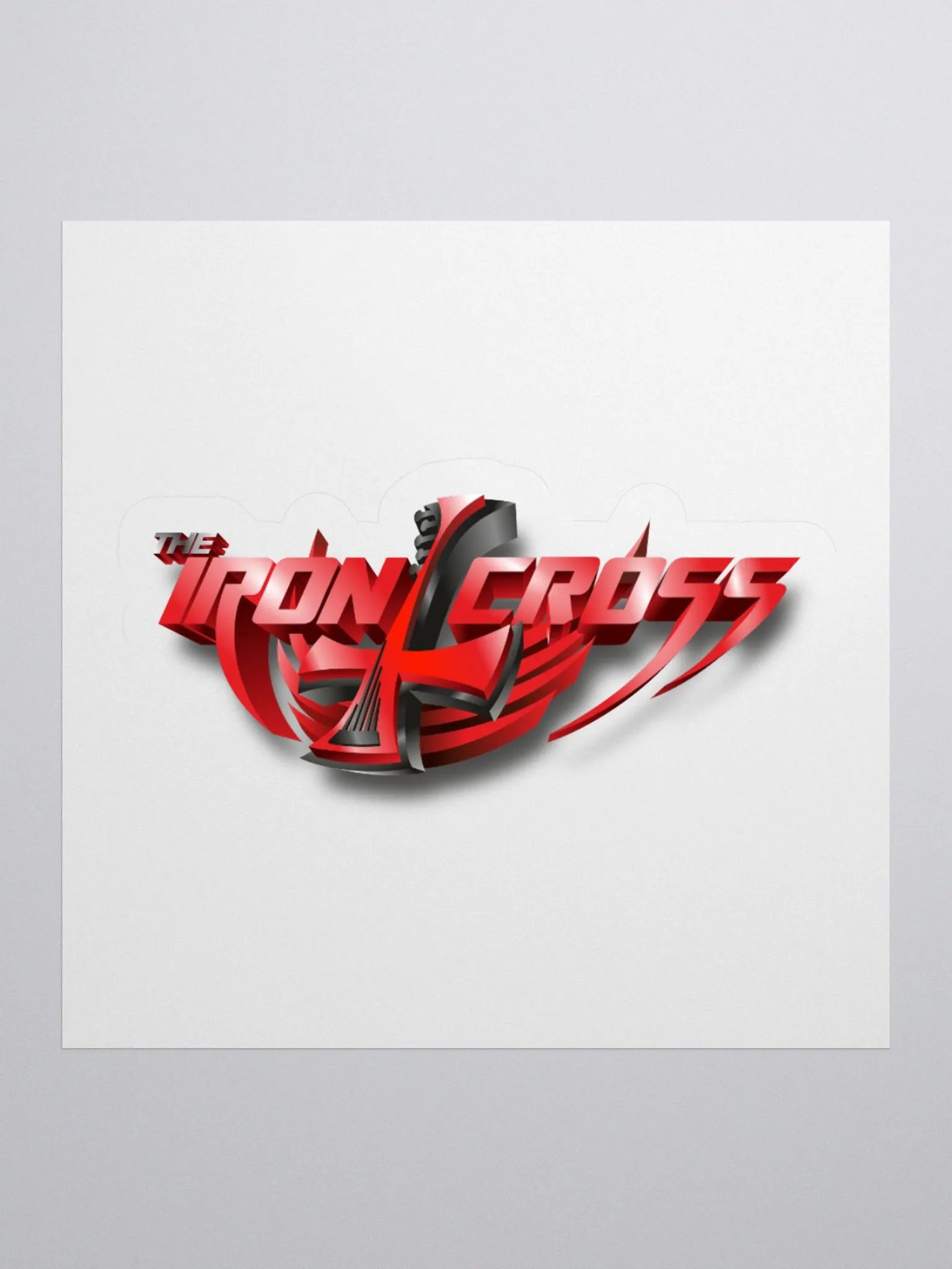 The Iron Cross Kiss Cut Stickers product image (3)