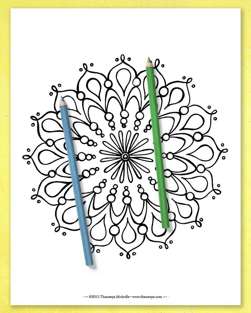 Mandala Coloring Pages product image (2)