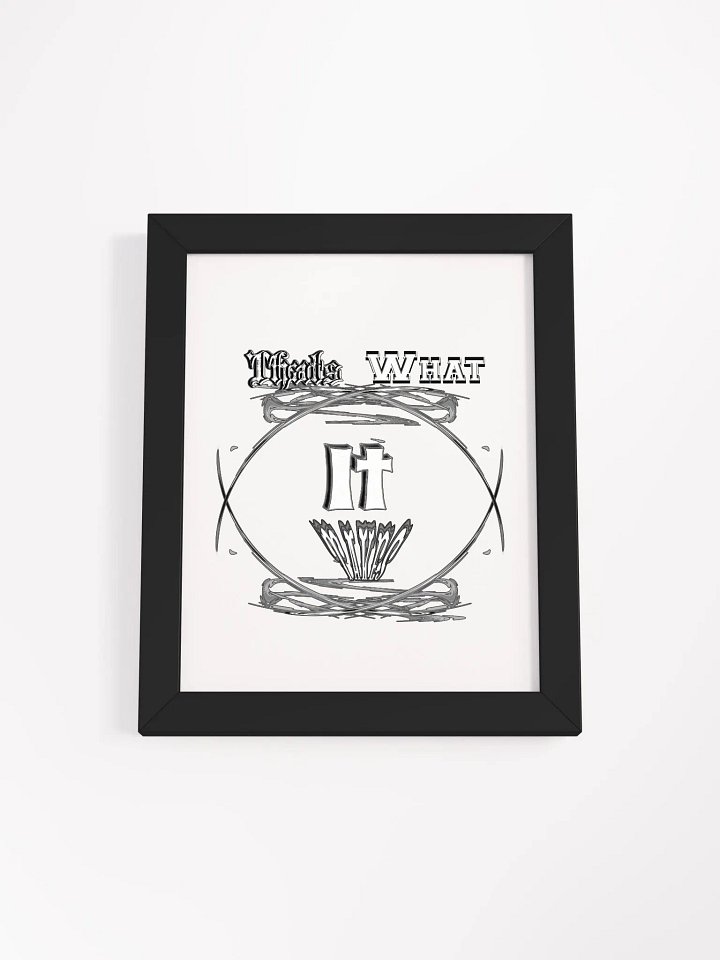 That's What It Takes - Framed - High-Quality Poster product image (1)