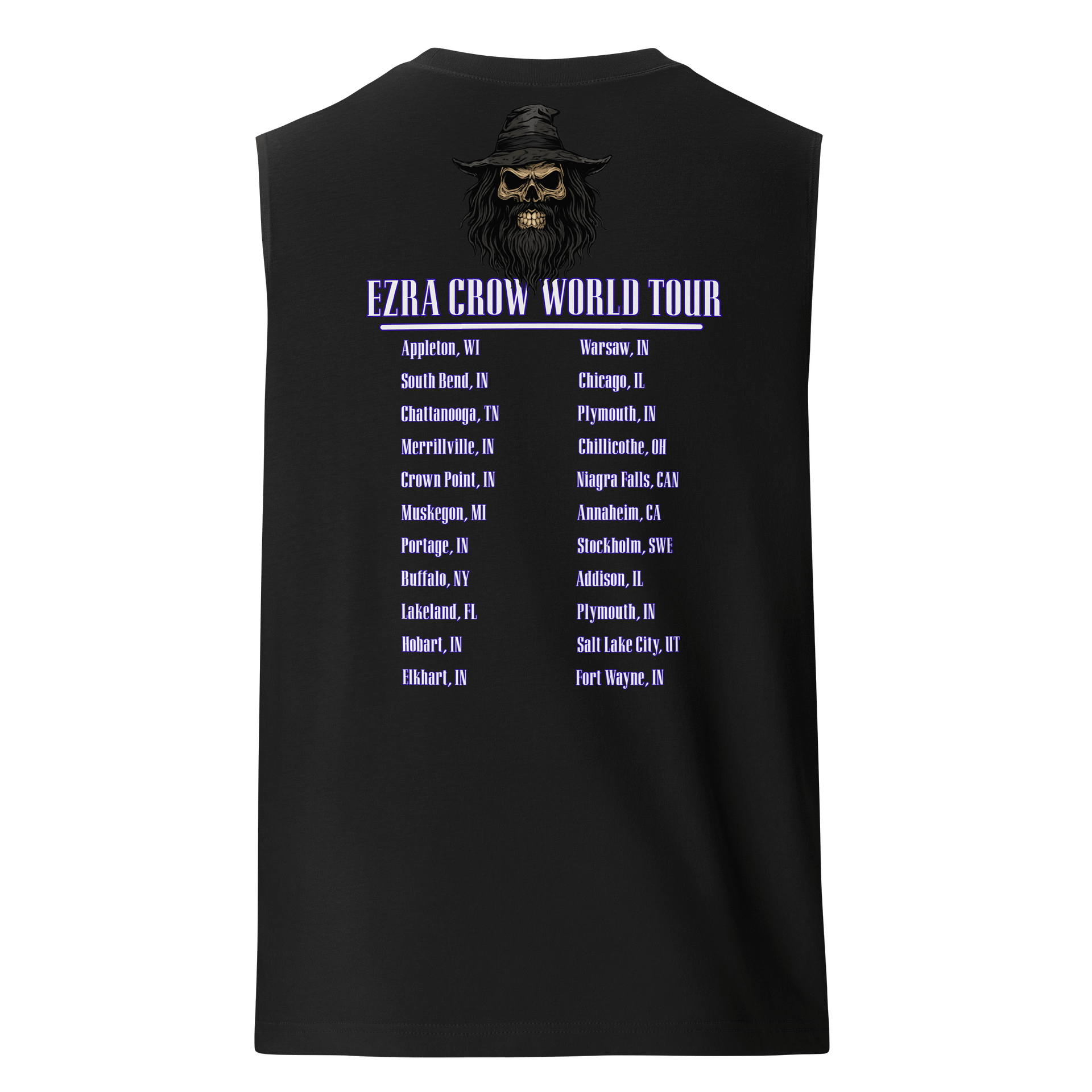 Ezra Crow 2025 World Tour Sleeveless Tee product image (5)