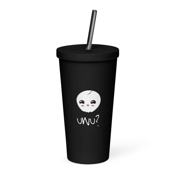 uWu Skull || Insulated Tumbler || 20 oz || Black product image (1)
