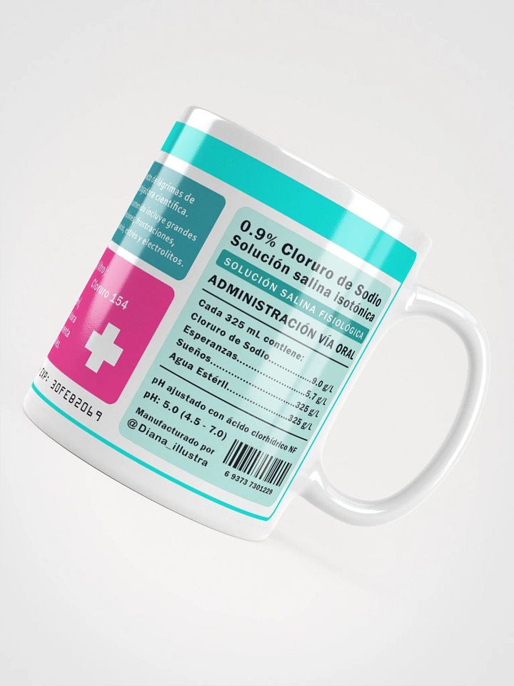 "Lágrimas de investigadora científica" (SPANISH) Ceramic mug product image (2)