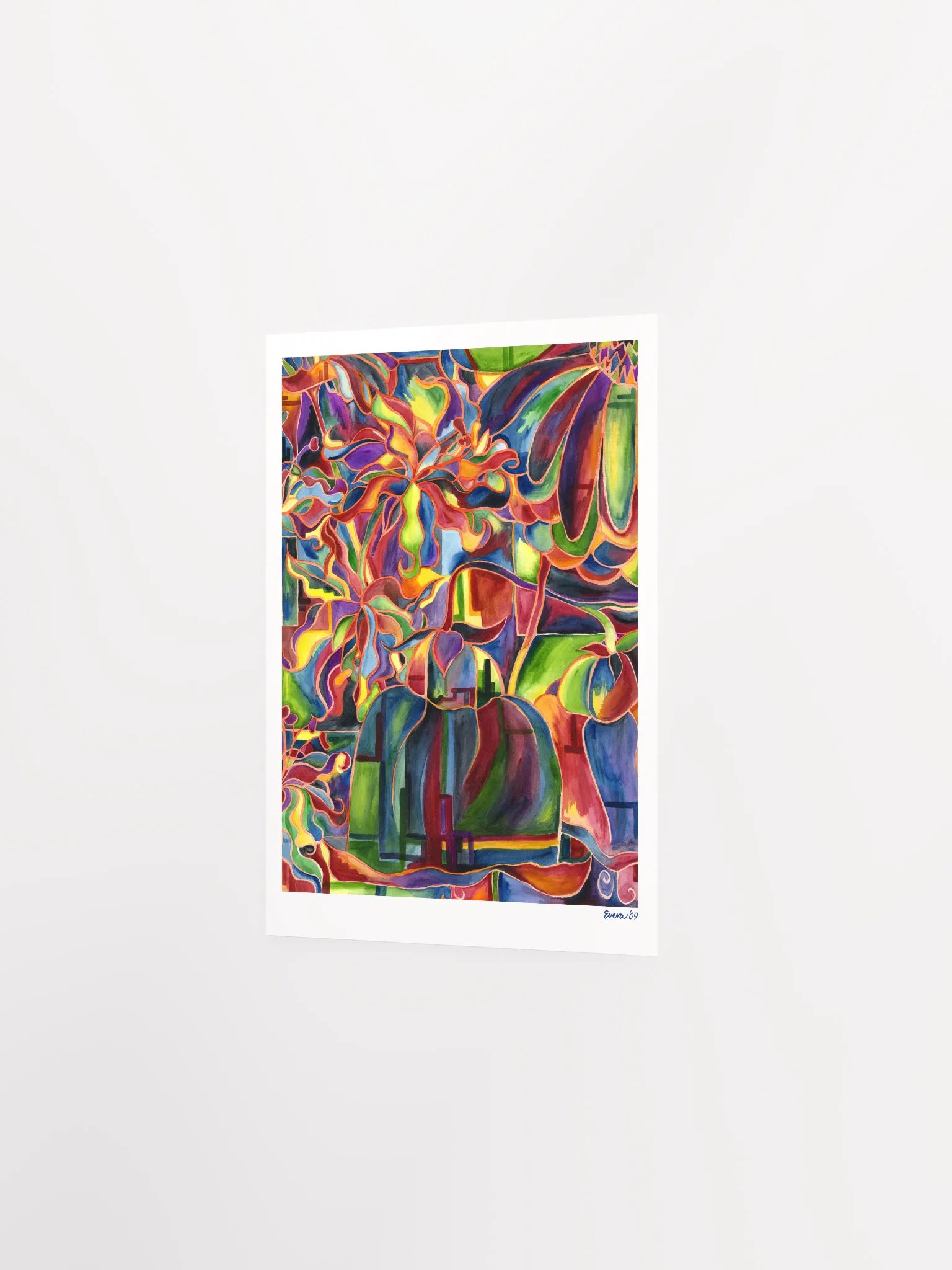 Blooms and Architecture Print product image (4)