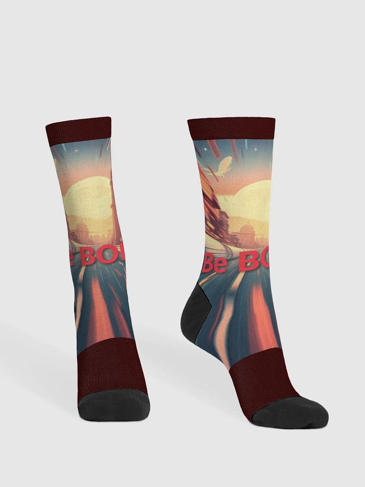 Radiant Sunburst Sustainable Crew Socks product image (2)