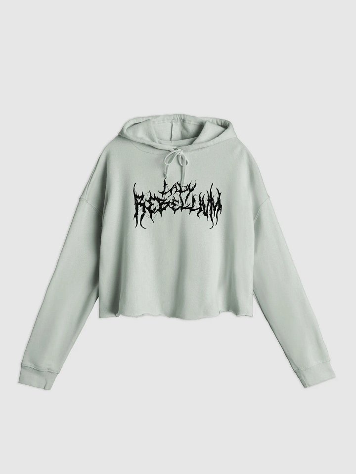 Death Metal Cropped Hoodie product image (5)