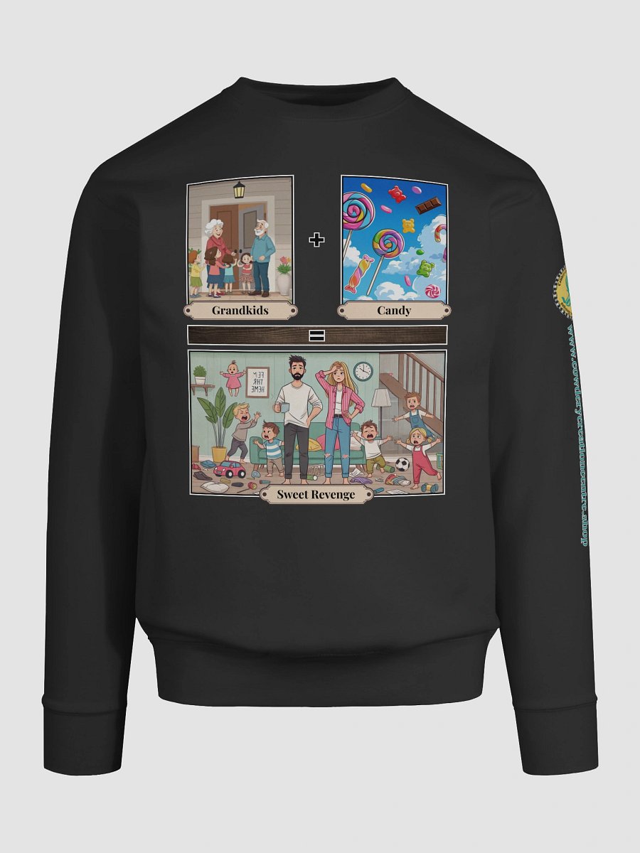 Grandkids + Candy = Sweet Revenge (Both) Cotton Heritage Premium Sweatshirt product image (9)