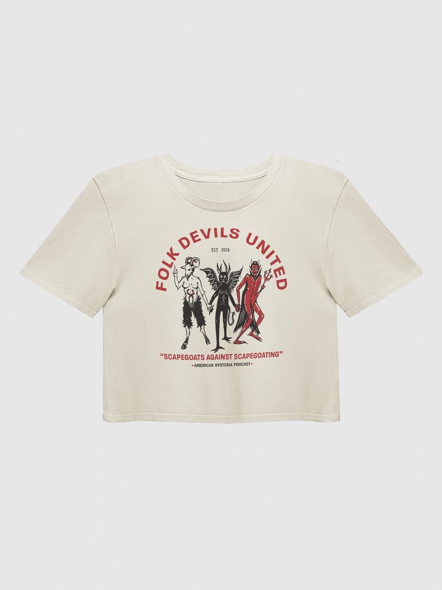 FOLK DEVILS UNITED crop top product image (1)