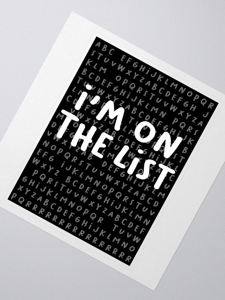 The List Sticker product image (1)