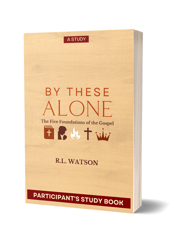 By These Alone: The Five Foundations of the Gospel (Participant's Study Book) product image (1)