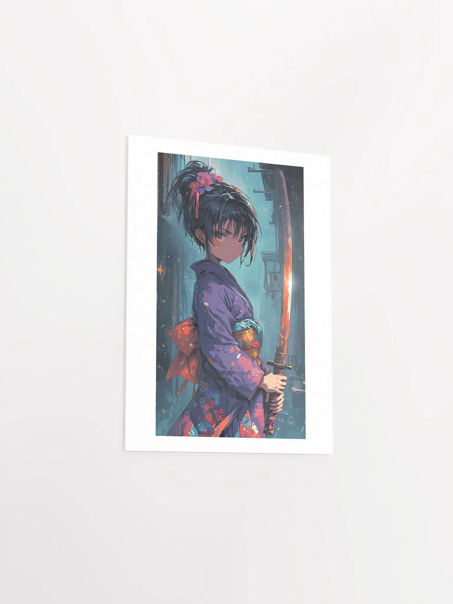 Samurai Girl Spirit Wall Art Poster product image (4)